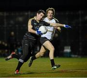 17 November 2012; Michael Darragh MacAuley, GAA GPA All-Stars 2011, slips past Aidan Walsh, GAA GPA All-Stars 2012, on his way to scoring the first goal of the game. GAA GPA All-Stars 2012 v GAA GPA All-Stars, Sponsored by Opel, Gaelic Park, Corlear Avenue, The Bronx, New York, NY, United States. Picture credit: Ray McManus / SPORTSFILE