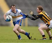 18 November 2012; Ronan McRory, Errigal Ciaran, in action against Paul McKeown, Crossmaglen Rangers. AIB Ulster GAA Football Senior Championship Semi-Final, Crossmaglen Rangers, Armagh v Errigal Ciaran, Tyrone, St Tiernach's Park, Clones, Co. Monaghan. Photo by Sportsfile