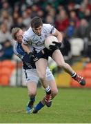 18 November 2012; Daryl Branagan, Kilcoo, in action against Karl Stewart, St Gall's. AIB Ulster GAA Football Senior Championship Semi-Final, St Gall's, Antrim v Kilcoo, Down, Athletic Grounds, Armagh. Picture credit: Oliver McVeigh / SPORTSFILE