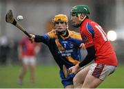 18 November 2012; Shane Cooney, St. Thomas, in action against Johnny Coen, Loughrea. Galway County Senior Hurling Championship Final, Loughrea v St. Thomas, Pearse Stadium, Galway. Picture credit: Ray Ryan / SPORTSFILE