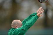 19 November 2012; Ireland's Richardt Strauss during squad training ahead of their side's Autumn International match against Argentina on Saturday. Ireland Rugby Squad Training, Carton House, Maynooth, Co. Kildare. Picture credit: Brendan Moran / SPORTSFILE