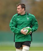19 November 2012; Ireland's Rhys Ruddock during squad training ahead of their side's Autumn International match against Argentina on Saturday. Ireland Rugby Squad Training, Carton House, Maynooth, Co. Kildare. Picture credit: Brendan Moran / SPORTSFILE