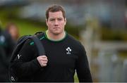 19 November 2012; Ireland's Michael Bent arrives for squad training ahead of their side's Autumn International match against Argentina on Saturday. Ireland Rugby Squad Training, Carton House, Maynooth, Co. Kildare. Picture credit: Brendan Moran / SPORTSFILE