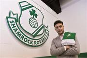 19 November 2012; Shamrock Rovers' new signing Mark Quigley. Shamrock Rovers Announce New Signings, Tallaght Stadium, Tallaght, Co. Dublin. Picture credit: Barry Cregg / SPORTSFILE