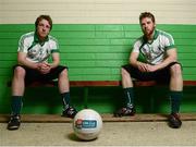 20 November 2012; ‘Club is family’; Pictured at Emmet Óg GAA Club are brothers Padraig, left, and Sean McCormack as preparations continue for the club’s upcoming AIB GAA Leinster Club Senior Football Championship Semi-Final game on the 25th of November against Portlaoise. Emmet Og GAA Club, Killoe, Longford. Picture credit: David Maher / SPORTSFILE