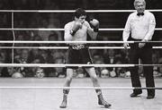 15 February 1986. Barry McGuigan. Ireland. Boxing. Picture credit; Ray McManus / SPORTSFILE