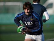 20 November 2012; Argentina's Juan Martín Fernández Lobbe during squad training ahead of their side's Autumn International match against Ireland on Saturday. Argentina Rugby Squad Training, UCD, Belfield, Dublin. Picture credit: Brian Lawless / SPORTSFILE