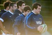 20 November 2012; Argentina's Marcos Ayerza during squad training ahead of their side's Autumn International match against Ireland on Saturday. Argentina Rugby Squad Training, UCD, Belfield, Dublin. Picture credit: Brian Lawless / SPORTSFILE