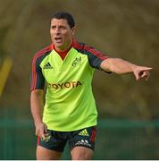21 November 2012; Munster's Doug Howlett during squad training ahead of their Celtic League 2012/13, Round 9, match against Scarlets on Sunday. Munster Rugby Squad Training, CIT, Bishopstown, Cork. Picture credit: Diarmuid Greene / SPORTSFILE