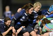 23 November 2012; Ailis Egan with Finnoula Gleeson and Aoife Ryan, Leinster. Challenge Match, Leinster Women v Exiles, Ashbourne RFC, Ashbourne, Co. Meath. Picture credit: Matt Browne / SPORTSFILE