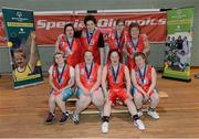 24 November 2012; Sports Club 15, Dublin, who came second in the Women's National Basketball Plate. 2012 Special Olympics Ireland National Women's Basketball Plate, Gormanston College, Co. Meath. Photo by Sportsfile
