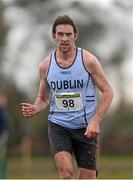 25 November 2012; Joseph Sweeney, Dublin, on his way to winning the Senior Men's 10,000m at the Woodie's DIY Juvenile and Inter County Cross Country Championships. Tattersalls, Ratoath, Co. Meath. Photo by Sportsfile