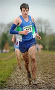 25 November 2012; Stephen Kerr, Armagh A.C, on his way to winning the Boys Junior 6,000m race. Woodie's DIY Juvenile and Inter County Cross Country Championships. Tattersalls, Ratoath, Co. Meath. Picture credit: Tomas Greally / SPORTSFILE