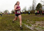 25 November 2012; Carla Sweeney, Dublin, competing in the Girl's Under 16 4,000m at the Woodie's DIY Juvenile and Inter County Cross Country Championships. Tattersalls, Ratoath, Co. Meath. Photo by Sportsfile