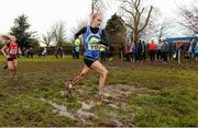 25 November 2012; Isabel Carron, Dublin, competing in the Girl's Under 16 4,000m at the Woodie's DIY Juvenile and Inter County Cross Country Championships. Tattersalls, Ratoath, Co. Meath. Photo by Sportsfile