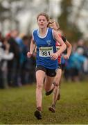 25 November 2012; Fiona Everard, Co. Cork, competing in the Girl's Under 16 4,000m at the Woodie's DIY Juvenile and Inter County Cross Country Championships. Tattersalls, Ratoath, Co. Meath. Photo by Sportsfile