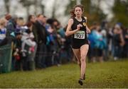 25 November 2012; Siobhan Delaney, Naas A.C., Co. Kildare, competing in the Girl's Under 16 4,000m at the Woodie's DIY Juvenile and Inter County Cross Country Championships. Tattersalls, Ratoath, Co. Meath. Photo by Sportsfile