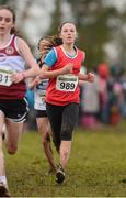 25 November 2012; Bethanyanne Haigh, Bandon A.C., Co. Cork, competing in the Girl's Under 16 4,000m at the Woodie's DIY Juvenile and Inter County Cross Country Championships. Tattersalls, Ratoath, Co. Meath. Photo by Sportsfile