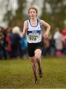 25 November 2012; Kate McGrath, West Waterford A.C., Co. Waterford, competing in the Girl's Under 16 4,000m at the Woodie's DIY Juvenile and Inter County Cross Country Championships. Tattersalls, Ratoath, Co. Meath. Photo by Sportsfile