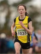 25 November 2012; Roisin Flanagan, Omagh Harriers, Co. Tyrone, competing in the Girl's Under 16 4,000m at the Woodie's DIY Juvenile and Inter County Cross Country Championships. Tattersalls, Ratoath, Co. Meath. Photo by Sportsfile