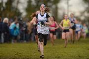 25 November 2012; Lauren Dermody, Castlecomer A.C., Co. Kilkenny, competing in the Girl's Under 16 4,000m at the Woodie's DIY Juvenile and Inter County Cross Country Championships. Tattersalls, Ratoath, Co. Meath. Photo by Sportsfile