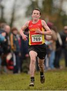 25 November 2012; Patrick Sheridan, Newcastle A.C., Co. Down, competing in the Boy's Under 16 4,000m at the Woodie's DIY Juvenile and Inter County Cross Country Championships. Tattersalls, Ratoath, Co. Meath. Photo by Sportsfile