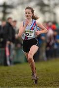 25 November 2012; Sarah Miles, Dundrum South Dublin A.C., Co. Dublin, competing in the Under 18 Girl's 4,000m at the Woodie's DIY Juvenile and Inter County Cross Country Championships. Tattersalls, Ratoath, Co. Meath. Photo by Sportsfile