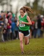 25 November 2012; Orna Murray, Ferrybank A.C., Co. Waterford, competing in the Junior Women's 4,000m at the Woodie's DIY Juvenile and Inter County Cross Country Championships. Tattersalls, Ratoath, Co. Meath. Photo by Sportsfile