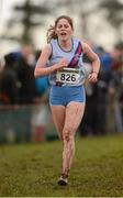 25 November 2012; Sorcha Humphreys, Dundrum South Dublin A.C., Co. Dublin, competing in the Under 18 Girl's 4,000m at the Woodie's DIY Juvenile and Inter County Cross Country Championships. Tattersalls, Ratoath, Co. Meath. Photo by Sportsfile