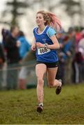 25 November 2012; Jessica Coyne, Dooneen A.C., Co. Limerick, competing in the Under 18 Girl's 4,000m at the Woodie's DIY Juvenile and Inter County Cross Country Championships. Tattersalls, Ratoath, Co. Meath. Photo by Sportsfile