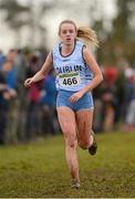 25 November 2012; Megan Ryan, Raheny Shamrock A.C., Co. Dublin, competing in the Junior Women's 4,000m at the Woodie's DIY Juvenile and Inter County Cross Country Championships. Tattersalls, Ratoath, Co. Meath. Photo by Sportsfile