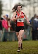 25 November 2012; Amy Jackson, Spartans A.C., Co. Derry, competing in the Under 18 Girl's 4,000m at the Woodie's DIY Juvenile and Inter County Cross Country Championships. Tattersalls, Ratoath, Co. Meath. Photo by Sportsfile