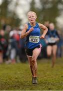 25 November 2012; Cliona Carthy, Celtic Dublin City Harriers A.C., Co. Dublin, competing in the Under 18 Girl's 4,000m at the Woodie's DIY Juvenile and Inter County Cross Country Championships. Tattersalls, Ratoath, Co. Meath. Photo by Sportsfile