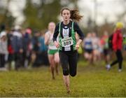 25 November 2012; Anna Lawther, Ballymena, Co. Antrim, competing in the Under 18 Girl's 4,000m at the Woodie's DIY Juvenile and Inter County Cross Country Championships. Tattersalls, Ratoath, Co. Meath. Photo by Sportsfile
