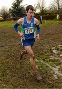 25 November 2012; Eventual winner Stephen Kerr, Armagh A.C., Co. Armagh, leads the field during the Junior Men's 6,000m at the Woodie's DIY Juvenile and Inter County Cross Country Championships. Tattersalls, Ratoath, Co. Meath. Photo by Sportsfile