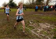 25 November 2012; Ryan Sharkey, Lagan Valley Athletic Club, Co. Antrim, competing in the Under 18 Boy's 6000m at the Woodie's DIY Juvenile and Inter County Cross Country Championships. Tattersalls, Ratoath, Co. Meath. Photo by Sportsfile