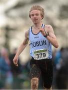 25 November 2012; Mitchell Byrne, Rathfarnham WSAF Athletics Club, Co. Dublin, competing in the Junior Men's 6000m at the Woodie's DIY Juvenile and Inter County Cross Country Championships. Tattersalls, Ratoath, Co. Meath. Photo by Sportsfile