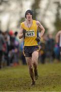 25 November 2012; Caoimhin Kelly, Glaslough Harriers A.C., Co. Monaghan, competing in the Woodie's DIY Juvenile and Inter County Cross Country Championships. Tattersalls, Ratoath, Co. Meath. Photo by Sportsfile