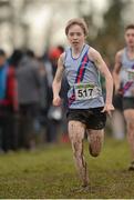 25 November 2012; Julian Martin, Dundrum South Dublin A.C., Co. Dublin, competing in the Under 18 Boy's 6000m at the Woodie's DIY Juvenile and Inter County Cross Country Championships. Tattersalls, Ratoath, Co. Meath. Photo by Sportsfile
