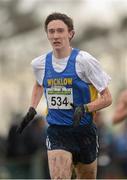 25 November 2012; Eoin Taggart, Greystones and District A.C., Co. Wicklow, competing in the Under 18 Boy's 6000m at the Woodie's DIY Juvenile and Inter County Cross Country Championships. Tattersalls, Ratoath, Co. Meath. Photo by Sportsfile