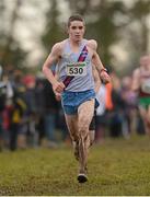 25 November 2012; Andrew Cullen, Dundrum South Dublin A.C., Co. Dublin, competing in the Under 18 Boy's 6000m at the Woodie's DIY Juvenile and Inter County Cross Country Championships. Tattersalls, Ratoath, Co. Meath. Photo by Sportsfile