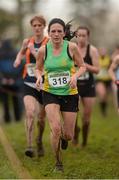25 November 2012; Emilia Dan, Meath, competing in the Senior Women's 8,000m at the Woodie's DIY Juvenile and Inter County Cross Country Championships. Tattersalls, Ratoath, Co. Meath. Photo by Sportsfile