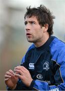 26 November 2012; Leinster's Kevin McLaughlin during squad training ahead of their side's Celtic League 2012/13, Round 10, game against Zebre on Saturday. Leinster Rugby Squad Training, UCD, Belfield, Dublin. Picture credit: Stephen McCarthy / SPORTSFILE