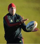 27 November 2012; Munster's Johne Murphy during squad training ahead of their side's Celtic League 2012/13, Round 10, game against Glasgow Warriors on Saturday. Munster Rugby Squad Training, University of Limerick, Limerick. Picture credit: David Maher / SPORTSFILE