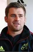 27 November 2012; Munster's CJ Stander during a press conference ahead of their side's Celtic League 2012/13, Round 10, game against Glasgow Warriors on Saturday. Munster Rugby Press Conference, University of Limerick, Limerick. Picture credit: David Maher / SPORTSFILE