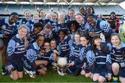 27 November 2012; The Scoil Archbishop Ryan, Balgaddy, Co. Dublin, team with Corn Na Laoch after their Allianz Cumann na mBunscol Final. Some 1,200 players took part over the two day finals. Croke Park, Dublin. Picture credit: Ray McManus / SPORTSFILE