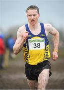 25 November 2012; Sean Hehir, Clare, on his way to finishing third in the Senior Men's 10,000m at the Woodie's DIY Juvenile and Inter County Cross Country Championships. Tattersalls, Ratoath, Co. Meath. Picture credit: Tomas Greally / SPORTSFILE