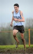 25 November 2012; Thomas Fitzpatrick, Dublin, in action during the Senior Men's 10,000m race. Woodie's DIY Juvenile and Inter County Cross Country Championships. Tattersalls, Ratoath, Co. Meath. Picture credit: Tomas Greally / SPORTSFILE