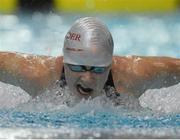 30 November 2012; Sycerika McMahon, Leanne Swimming Club, on her way to winning the women's 20m butterfly. Short Course National Championships, Lagan Valley Leisureplex, Lisburn, Co. Antrim. Picture credit: Oliver McVeigh / SPORTSFILE