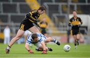 2 December 2012; Daithíi Casey, Dr. Crokes, in action against Mark Cahalane, Castlehaven. AIB Munster GAA Senior Football Club Championship Final, Castlehaven, Cork v Dr. Crokes, Kerry, Pairc Ui Chaoimh, Cork. Picture credit: Stephen McCarthy / SPORTSFILE